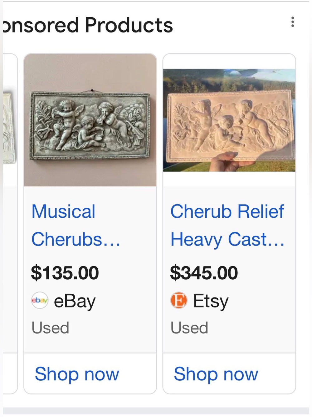 Vintage Chalkware Cherub Musical High‑Relief Wall Plaque – Cream Neoclassical - Picture 14 of 14